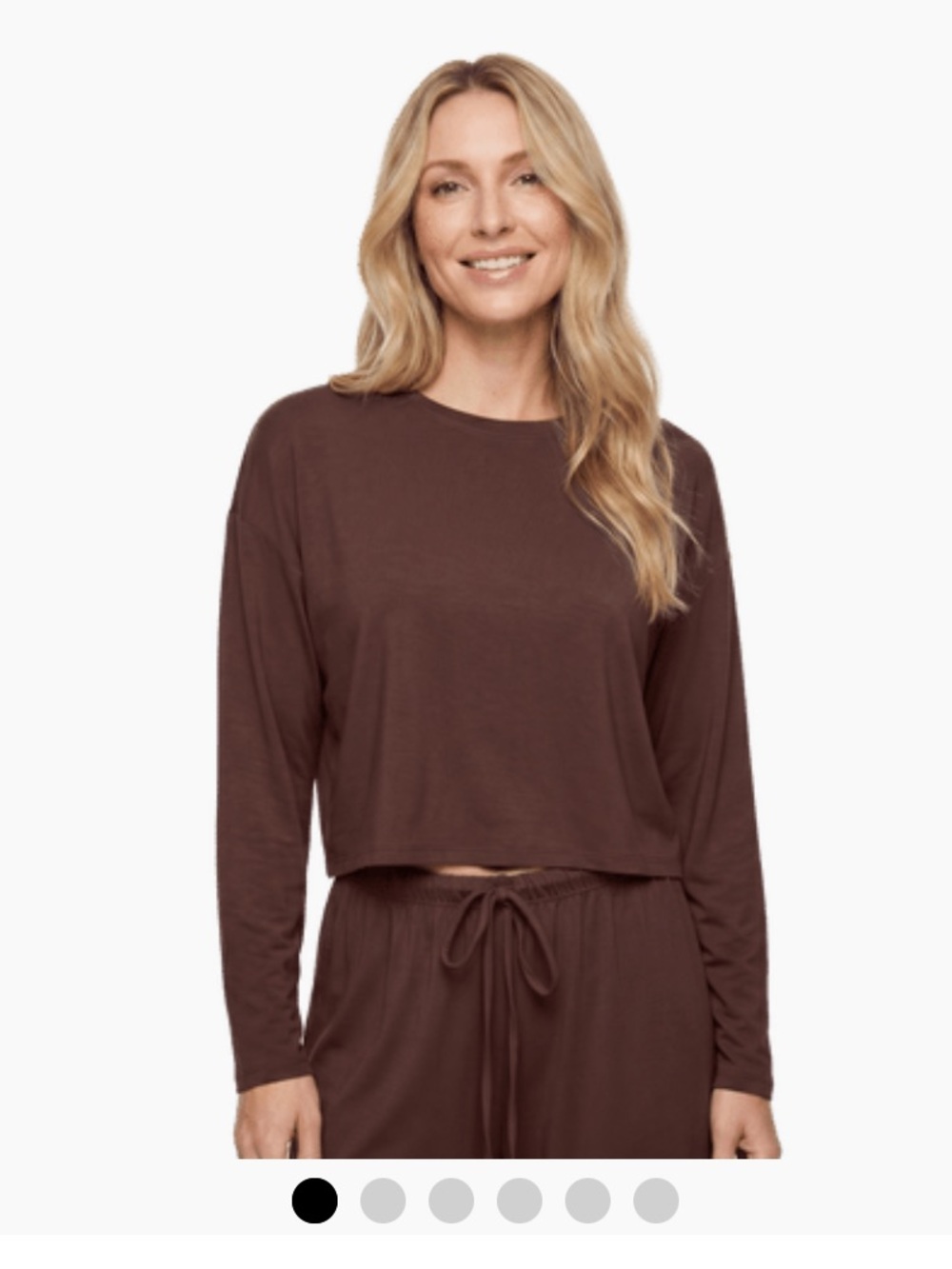 Bumpsuit Cloud Crop Long Sleeve Tee - Picture 2 of 8